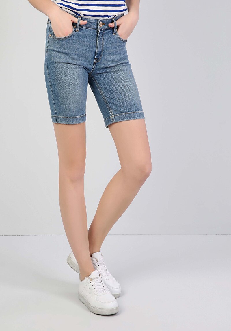 Зображення Шорти Жіночі Блакитні Cl1036045