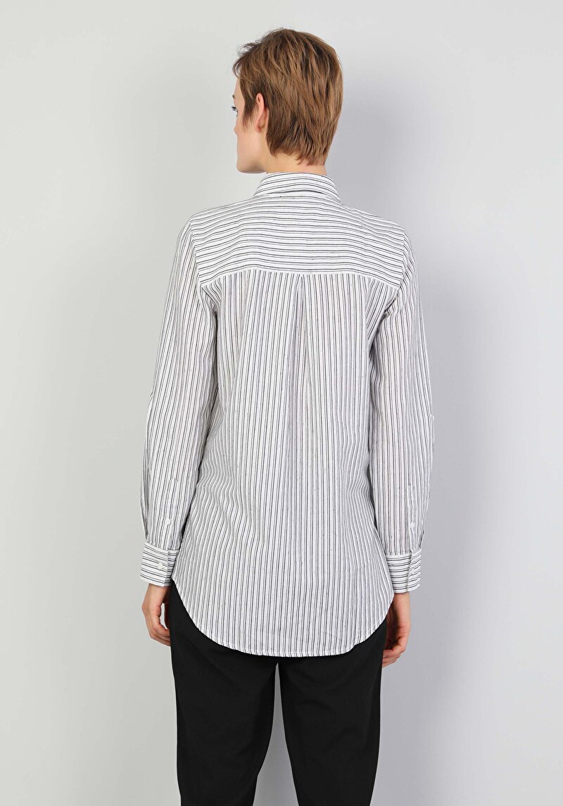 Показати інформацію про Сорочка З Довгим Рукавом Жіноча Сіра  Cl1047113