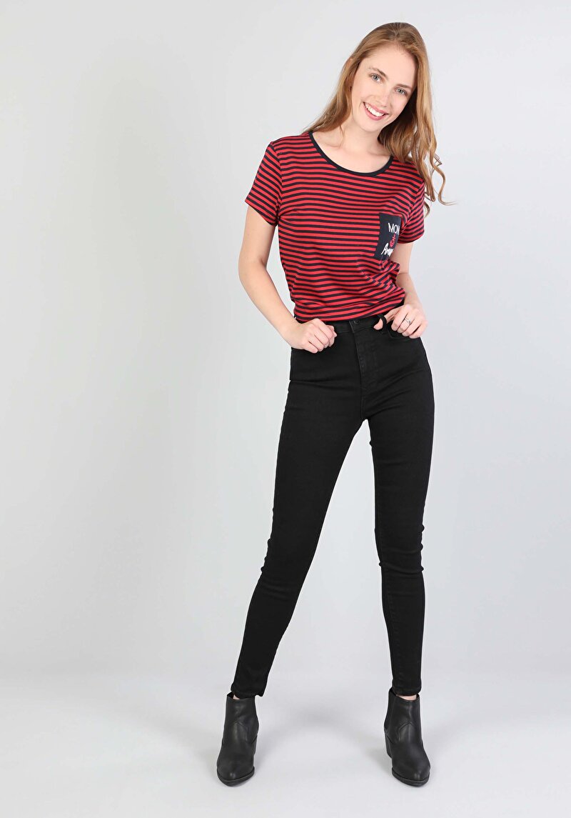 Показати інформацію про 760 Diana Джинси Жіночі Чорні Супер Вузького Крою Cl1040215