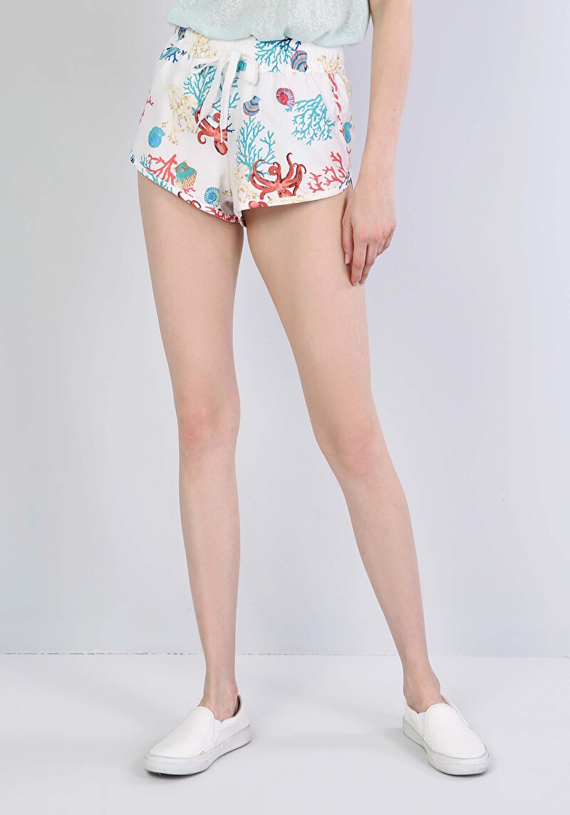 Зображення Шорти Пляжні Жіночі Білі Cl1042800