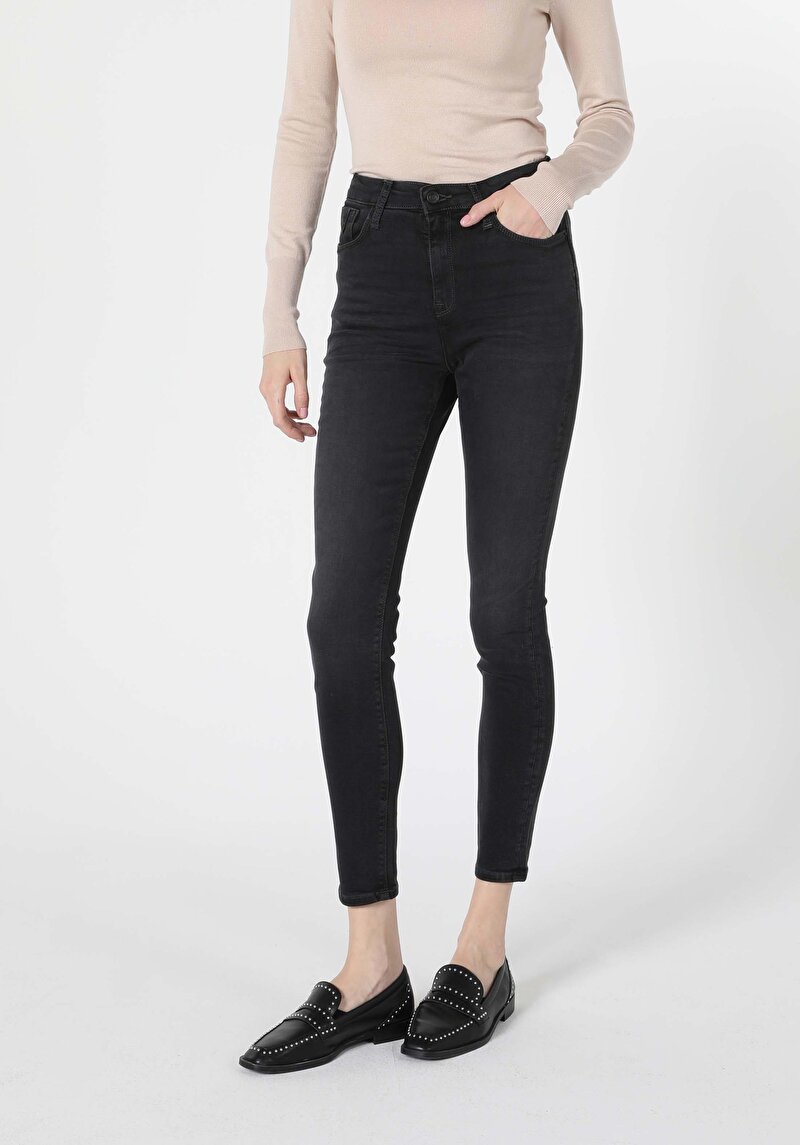Зображення 760 Diana Джинси Жіночі Чорні Супер Вузького Крою Cl1056572
