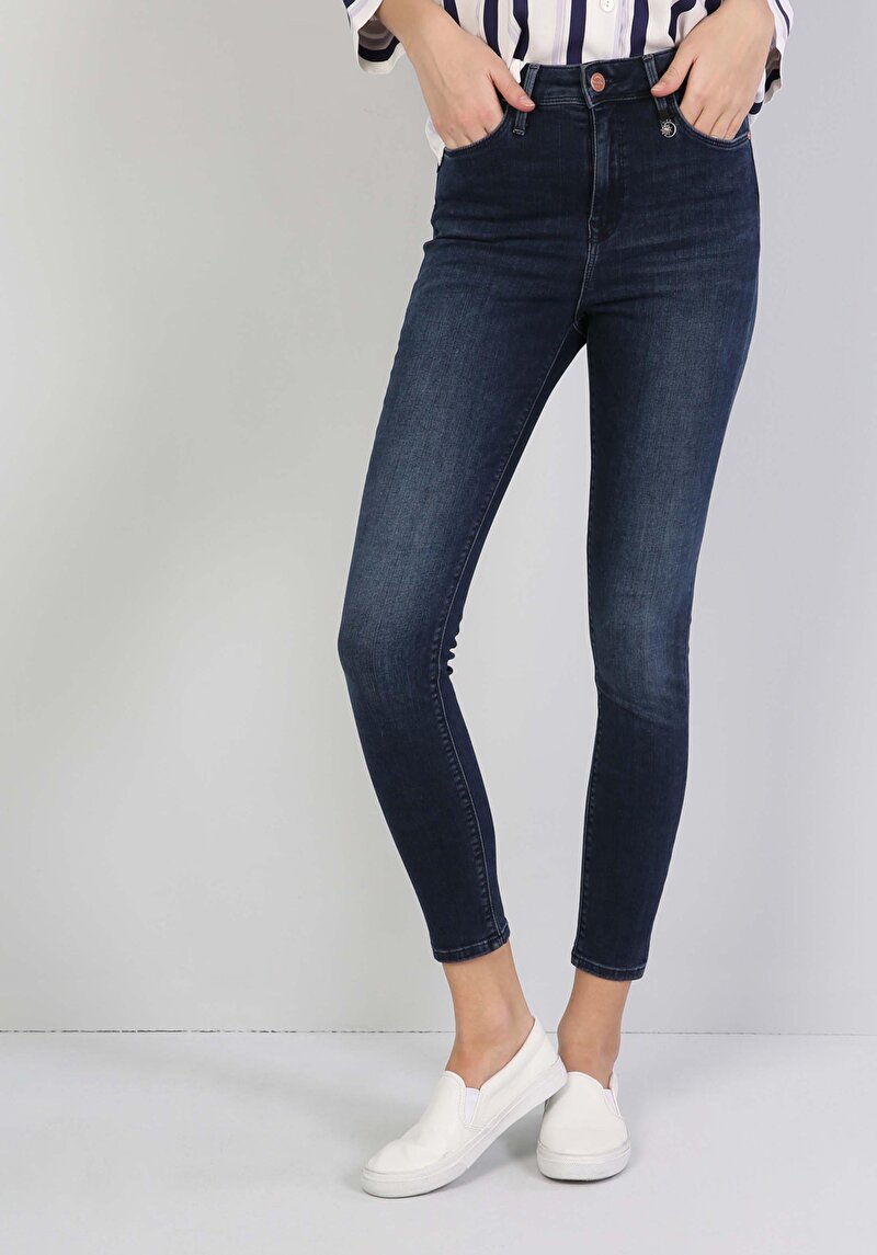 Зображення 760 Diana Джинси Жіночі Блакитні Супер Вузького Крою Cl1043831