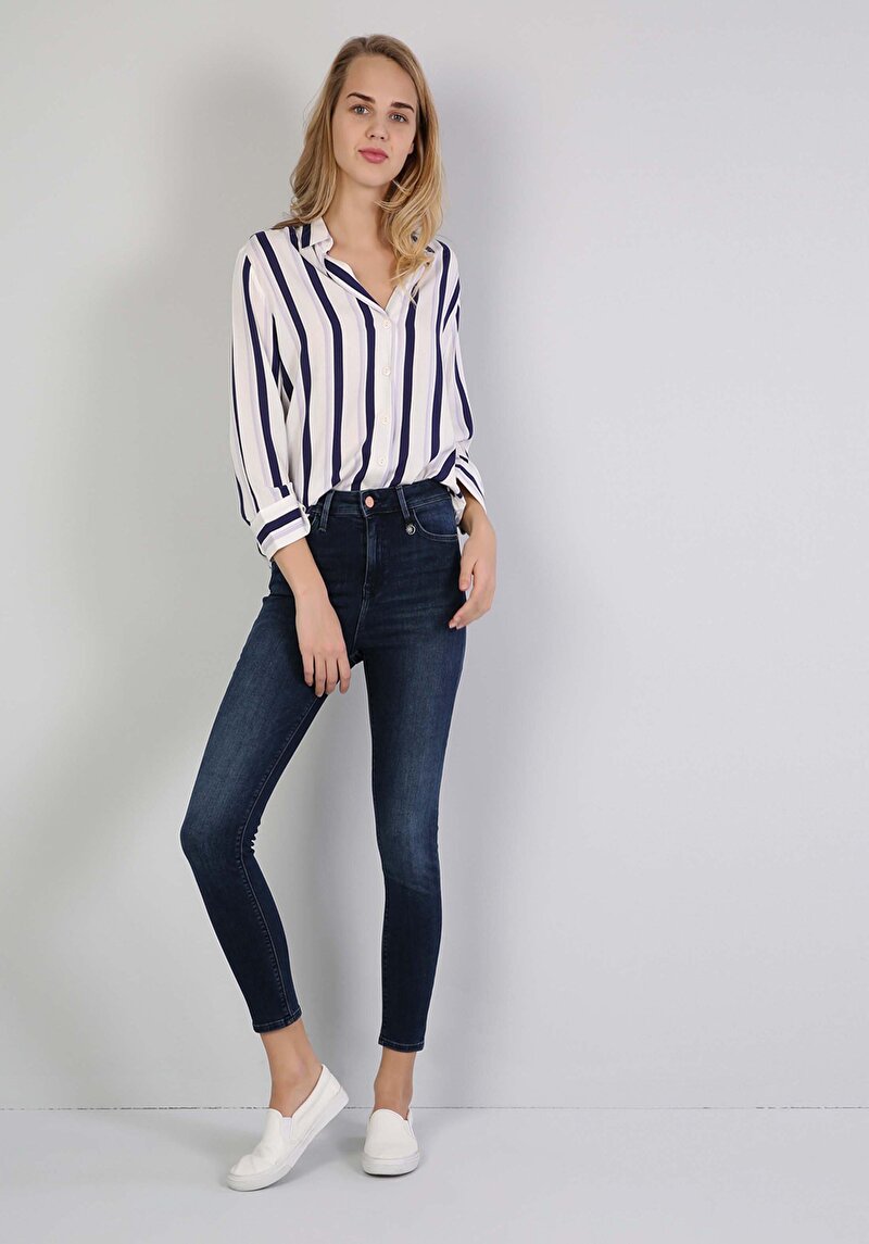 Зображення 760 Diana Джинси Жіночі Блакитні Супер Вузького Крою Cl1043831