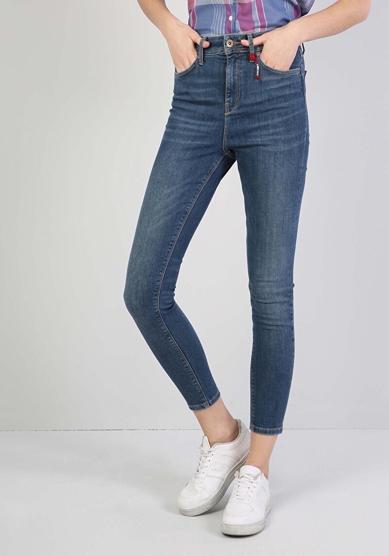 Зображення 760 Diana Джинси Жіночі Блакитні Супер Вузького Крою Cl1043906