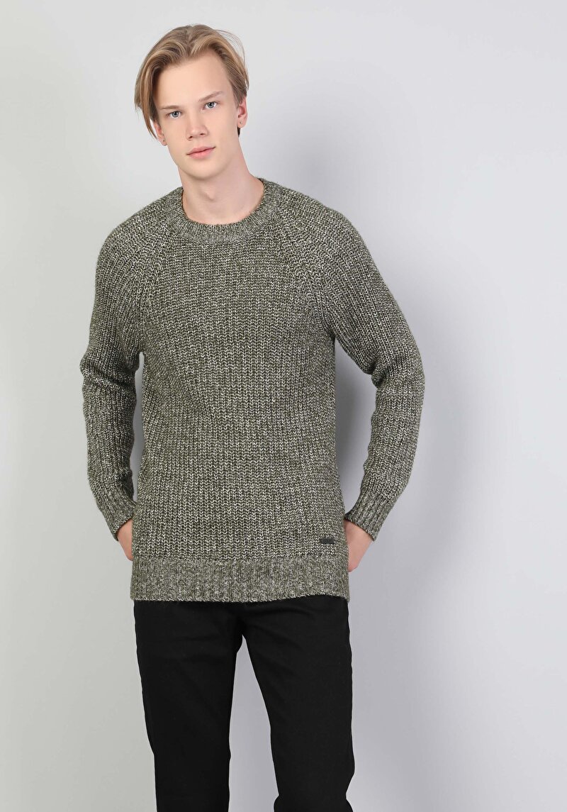 Показати інформацію про Светр Чоловічий Зелений  Cl1044159