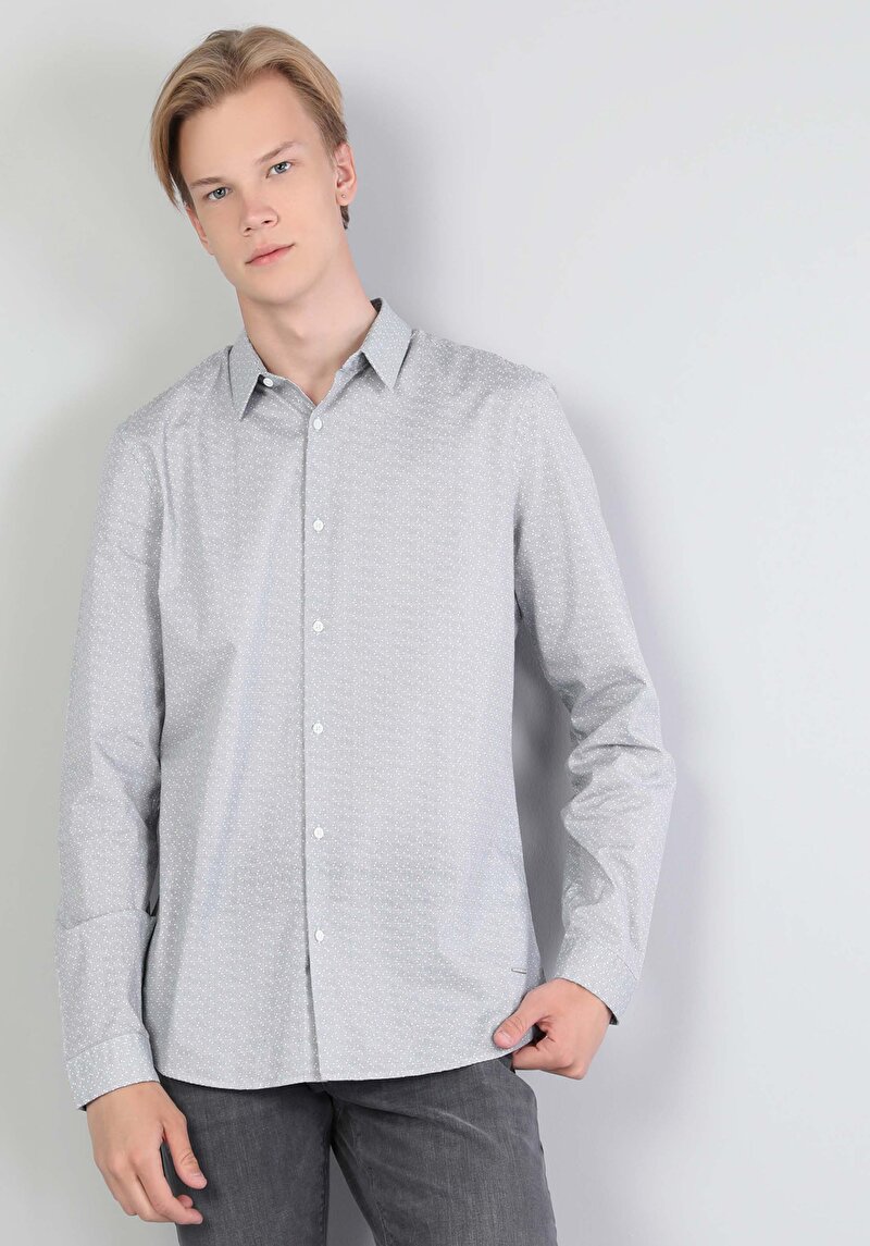 Зображення Сорочка З Довгим Рукавом Чоловіча Біла  Cl1044321