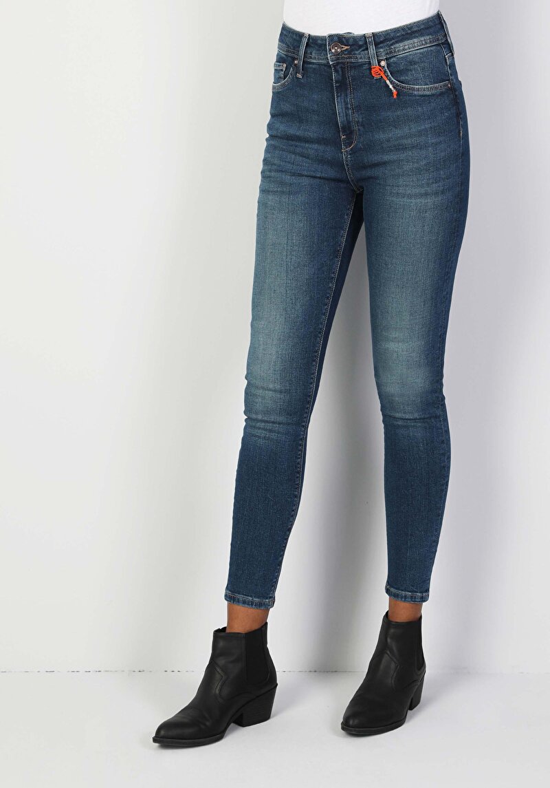 Зображення 760 Diana Джинси Жіночі Блакитні Супер Вузького Крою Cl1048683