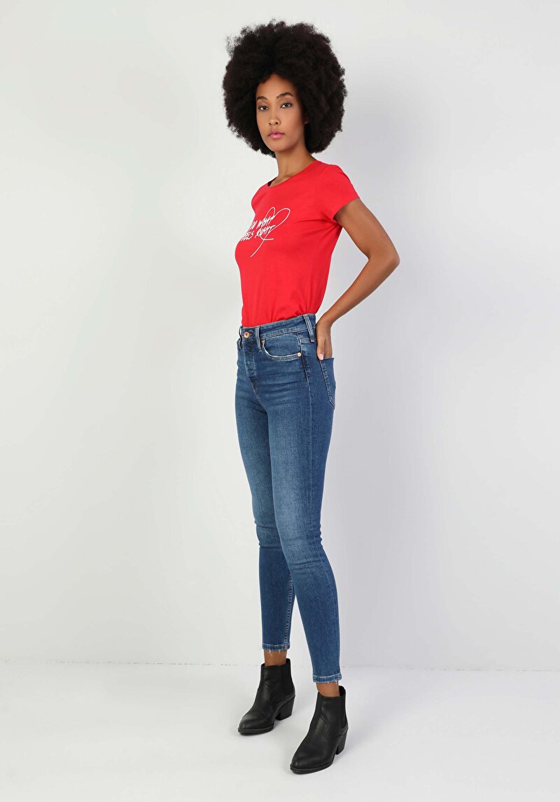 Зображення 760 Diana Джинси Жіночі Блакитні Супер Вузького Крою Cl1048750