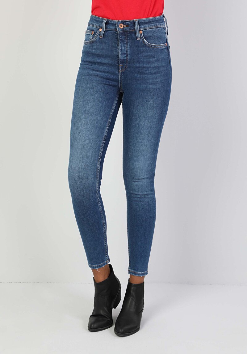 Показати інформацію про 760 Diana Джинси Жіночі Блакитні Супер Вузького Крою Cl1048750