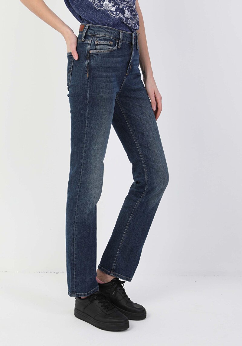 Зображення 792 Mila Джинси Жіночі Блакитні Класичного Крою Cl1048932