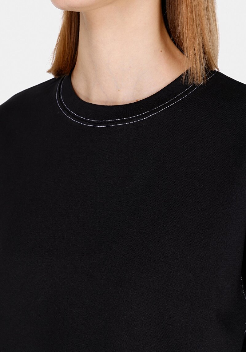 Показати інформацію про Блуза З Коротким Рукавом Жіночий Чорна  Cl1073203