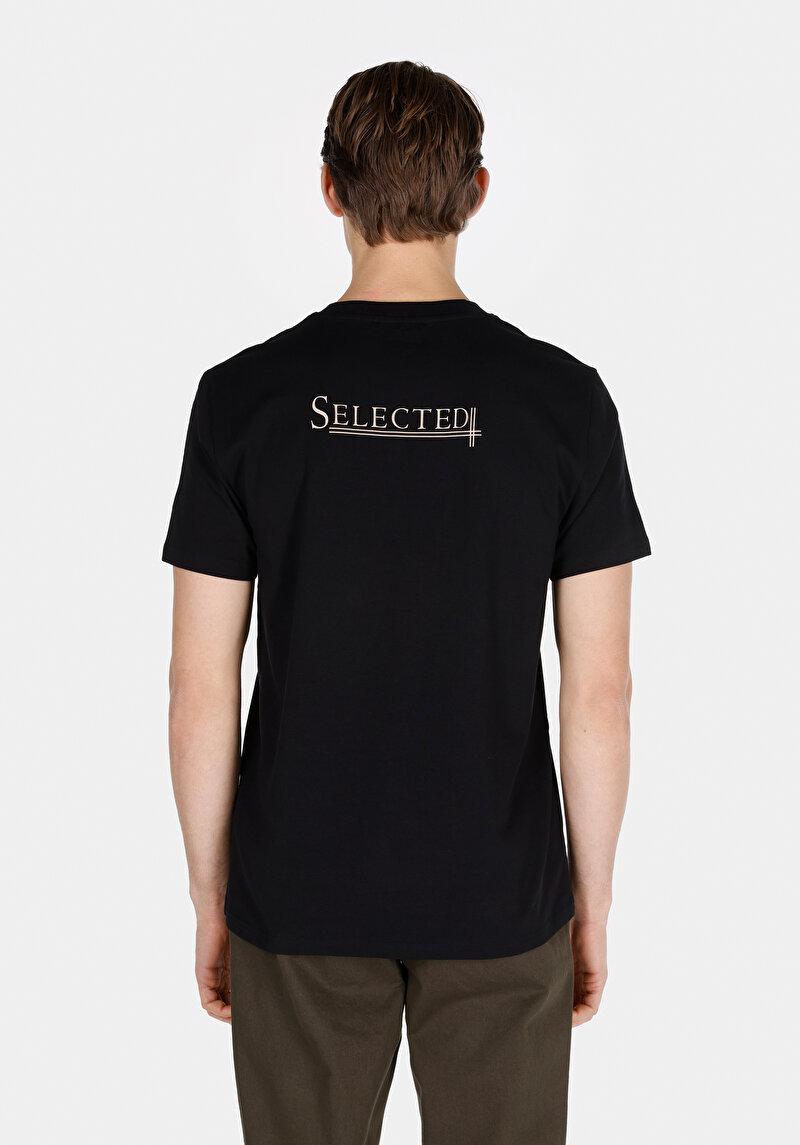 Показати інформацію про Футболка З Коротким Рукавом Чоловіча Чорна  Cl1072987