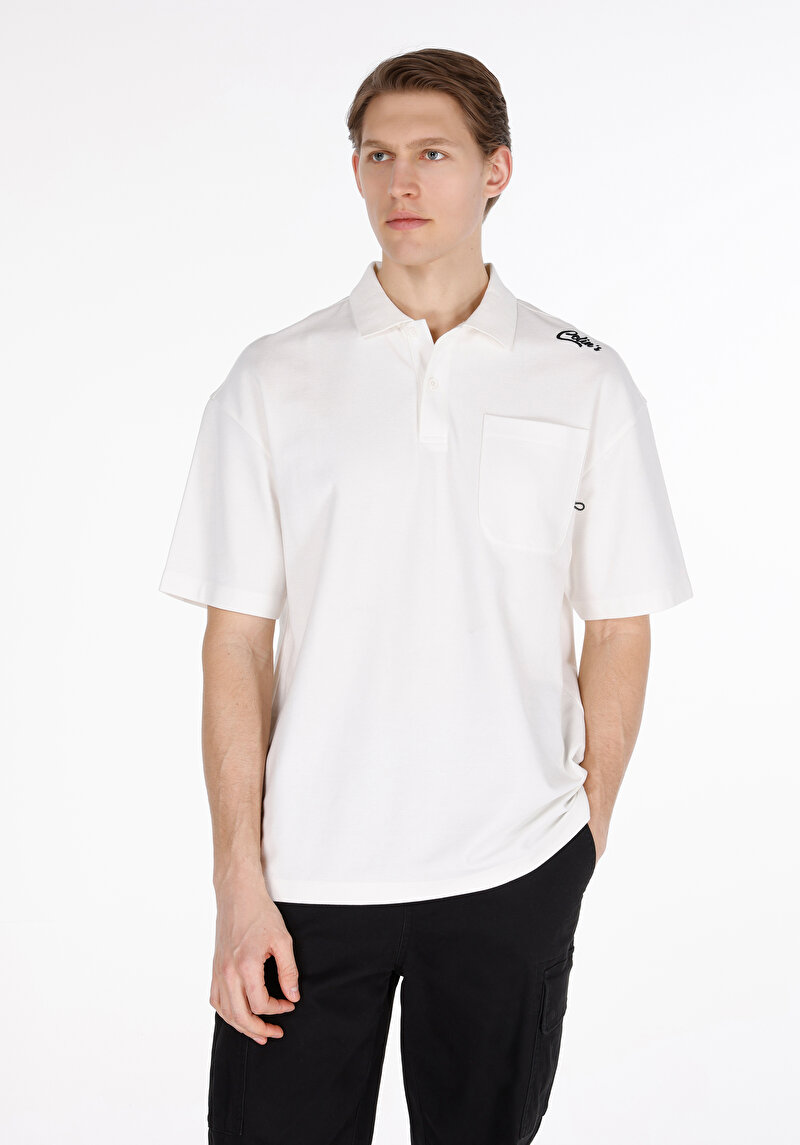 Зображення Поло З Коротким Рукавом Чоловіче Біле  Cl1073162