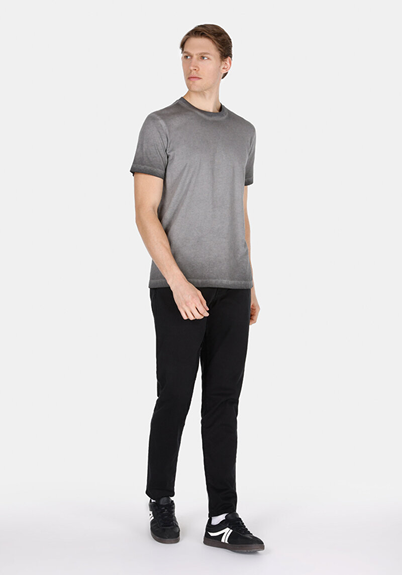 Показати інформацію про Футболка З Коротким Рукавом Чоловіча Сіра  Cl1073112