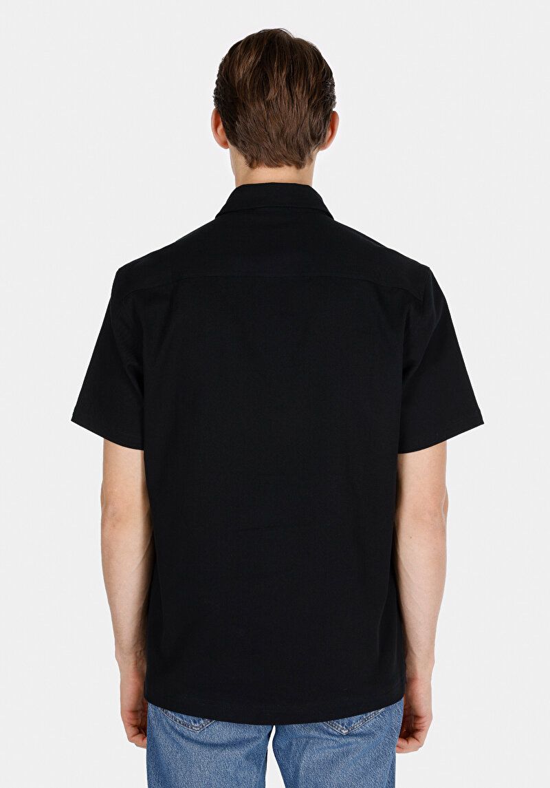 Зображення Сорочка З Коротким Рукавом Чоловіча Чорна Cl1073361