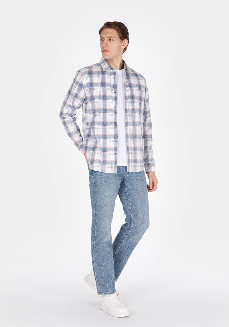 Показати інформацію про Сорочка З Довгим Рукавом Чоловіча Мультіколор  Cl1073578