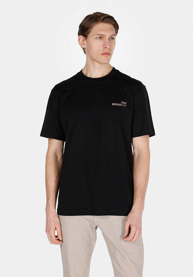 Зображення Футболка З Коротким Рукавом Чоловіча Чорна  Cl1074153