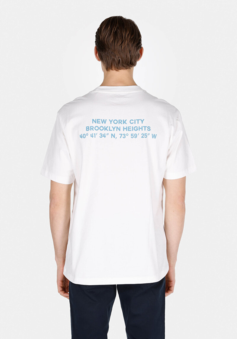 Показати інформацію про Футболка З Коротким Рукавом Чоловіча Біла  Cl1074221