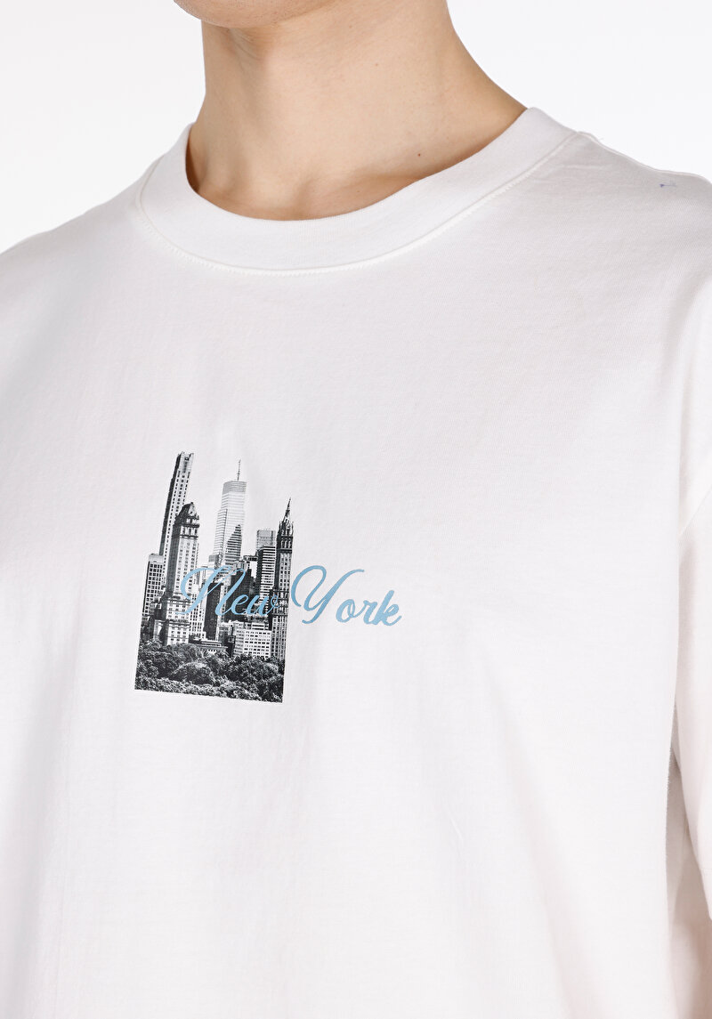 Показати інформацію про Футболка З Коротким Рукавом Чоловіча Біла  Cl1074221