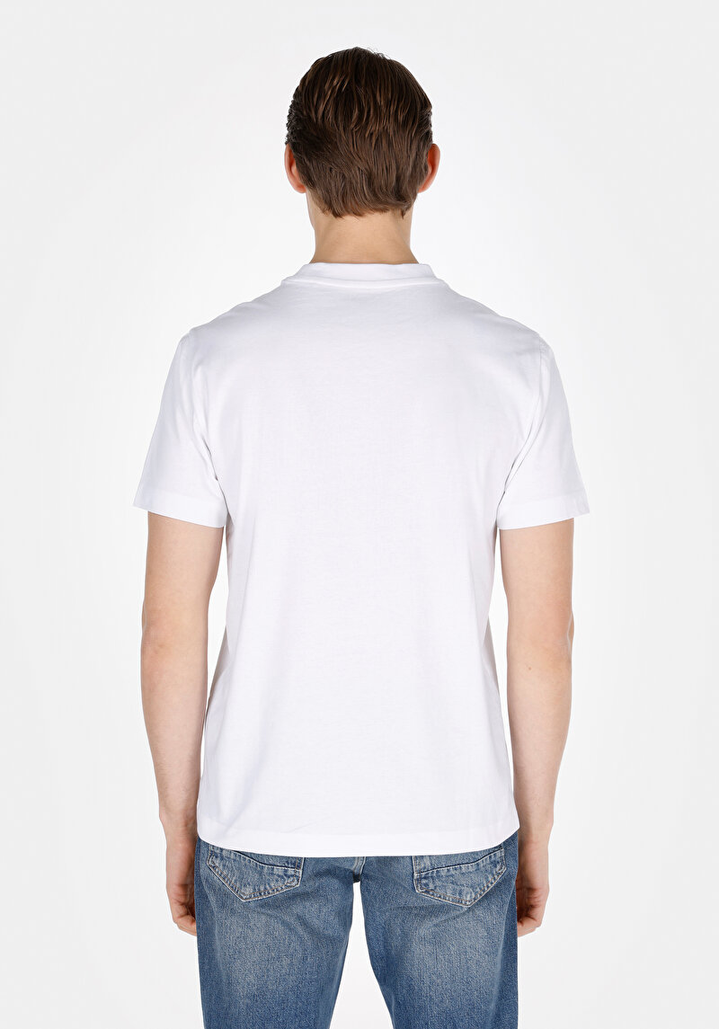 Показати інформацію про Футболка З Коротким Рукавом Чоловіча Біла  Cl1074224