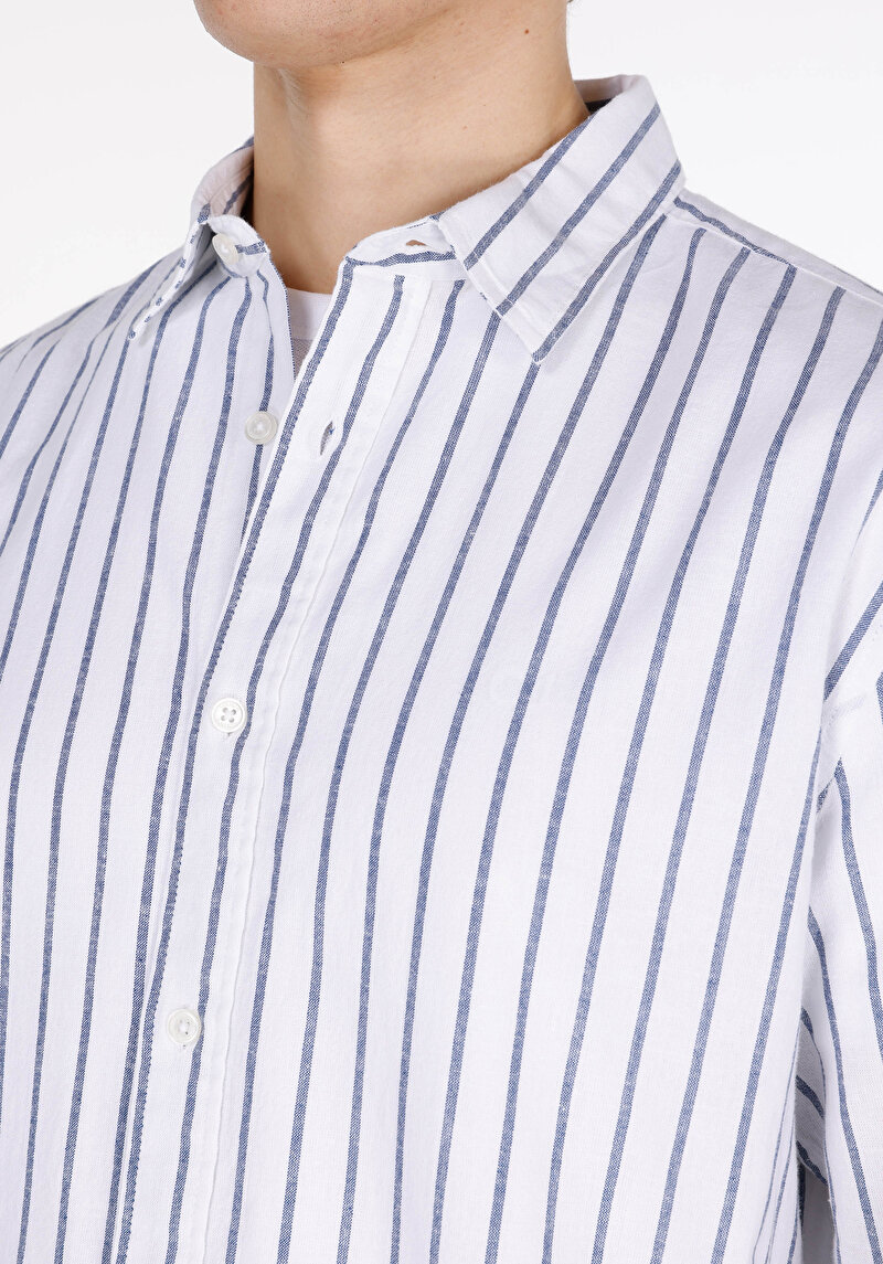 Зображення Сорочка З Довгим Рукавом Чоловіча Синя Cl1074502