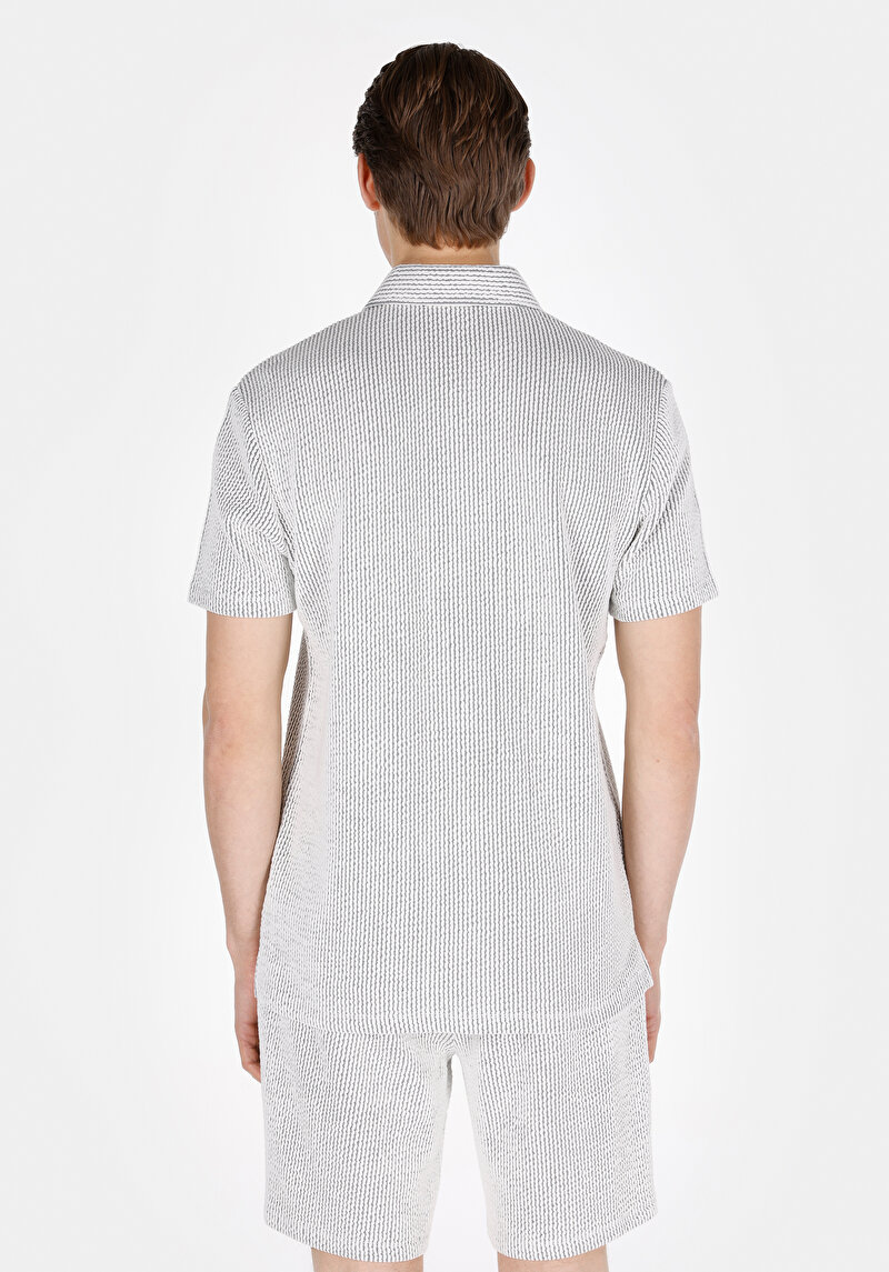 Зображення Поло З Коротким Рукавом Чоловіче Сіре Cl1074822