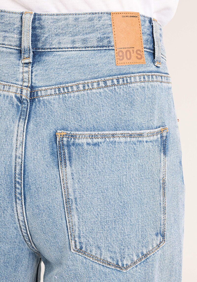 Показати інформацію про 884 Lauren Джинси Жіночі Блакитні Прямого Крою Cl1064317