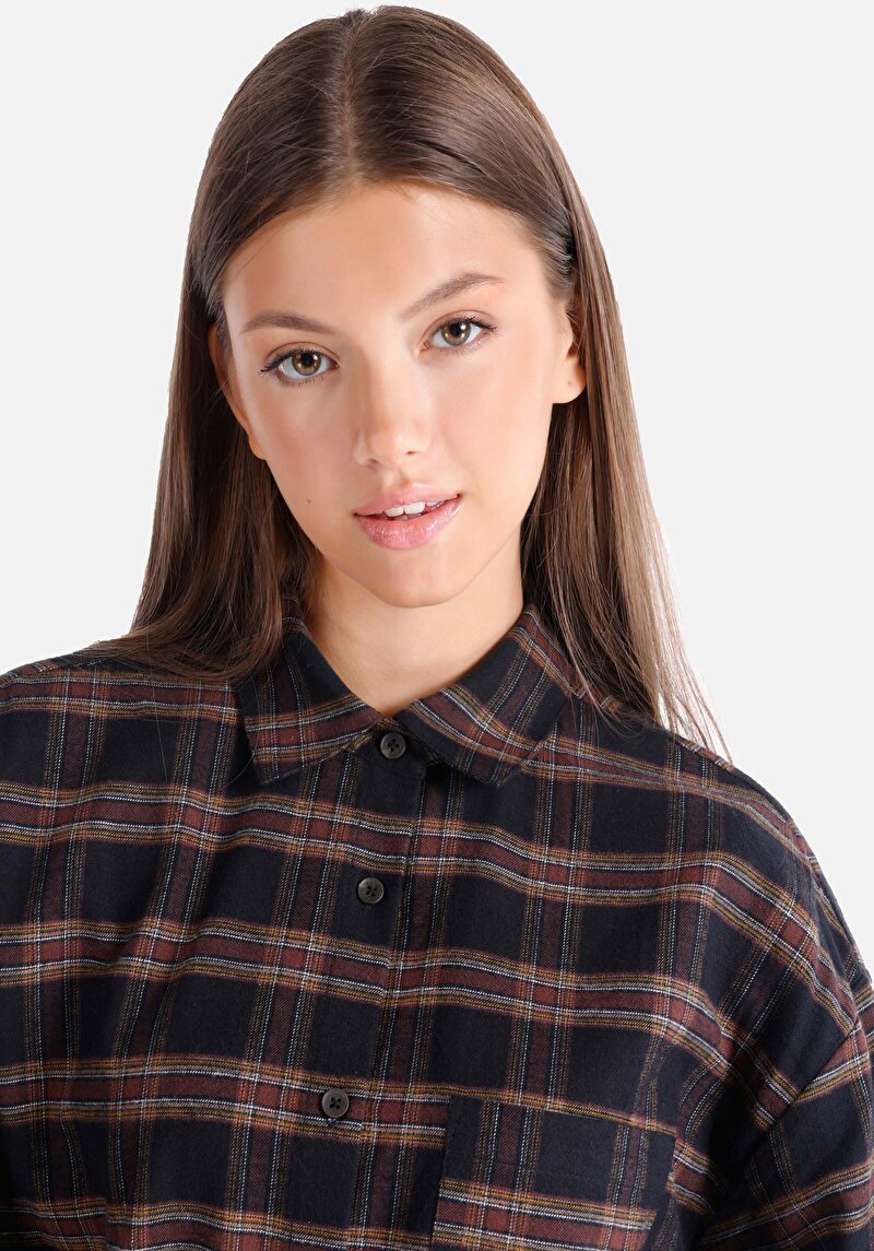 Показати інформацію про Сорочка З Довгим Рукавом Жіноча Чорна  Cl1065855