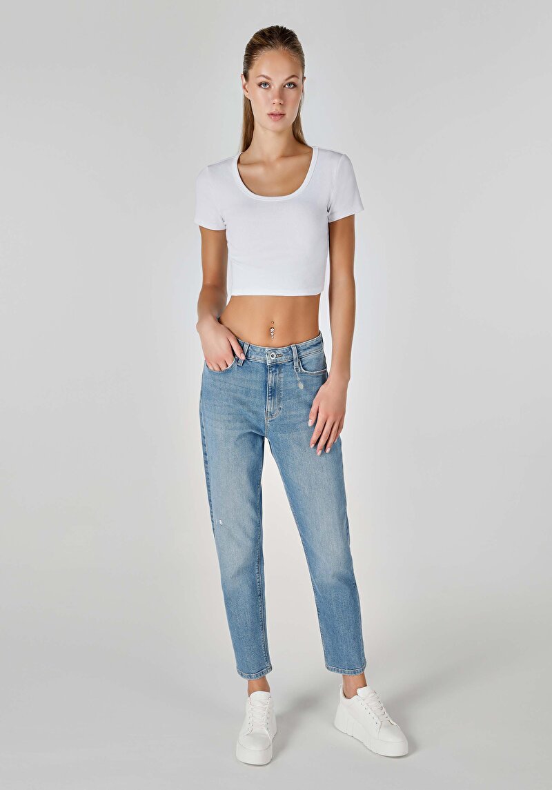 Зображення 896 Maria Джинси Жіночі Блакитні Cl1064323