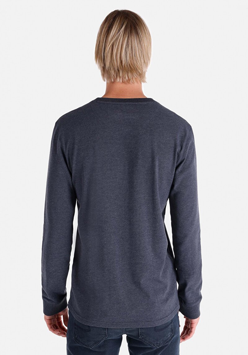 Показати інформацію про Футболка З Довгим Рукавом Чоловіча Синя  Cl1065875