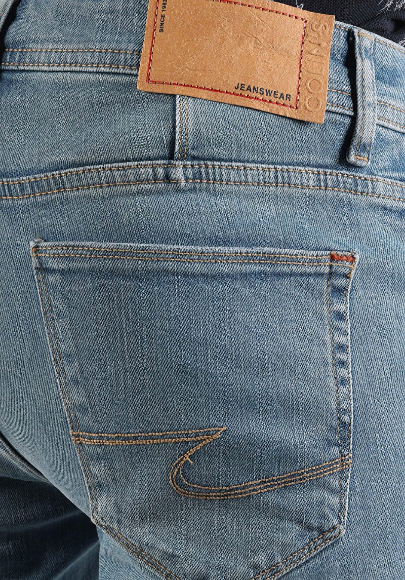 Показати інформацію про 041 Danny Джинси Чоловічі Блакитні Вузького Крою Cl1064343