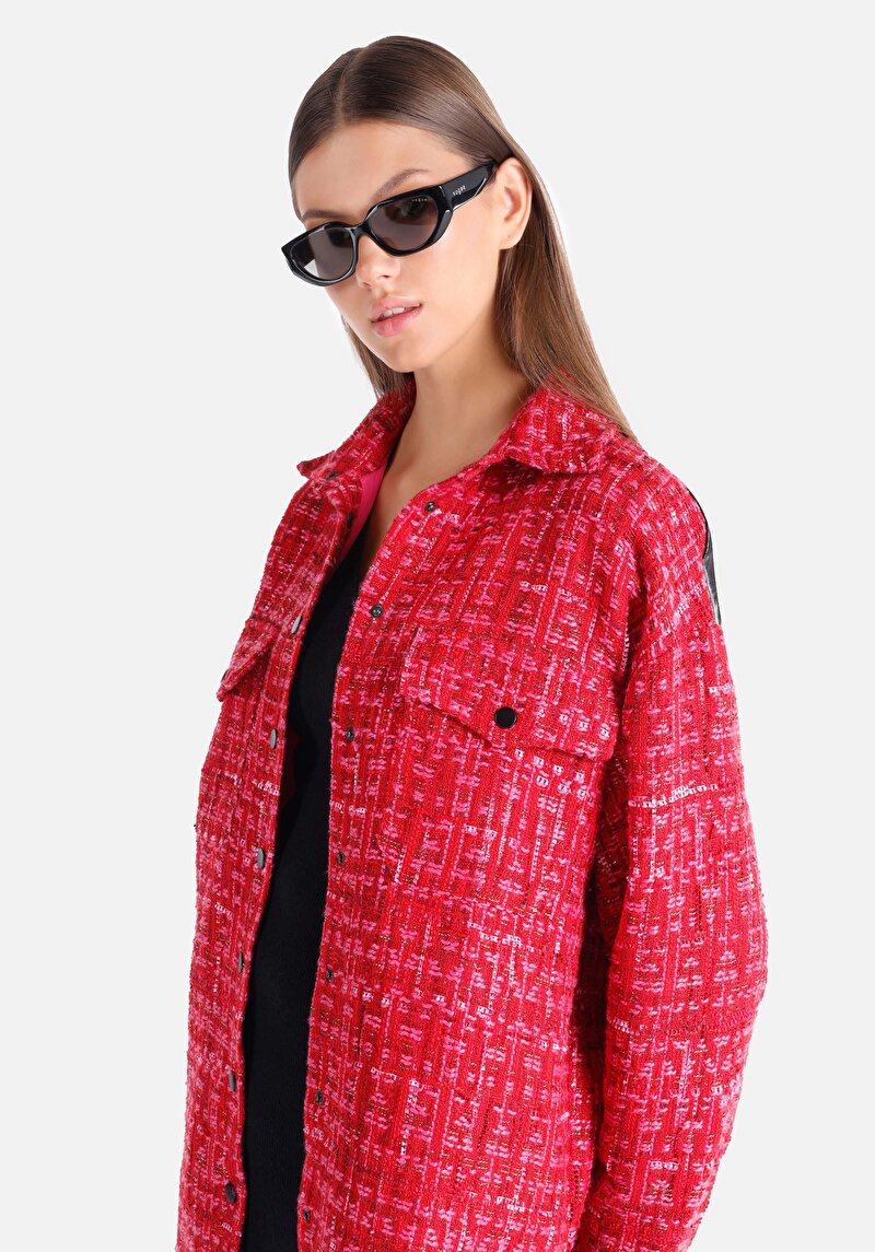 Зображення Сорочка З Довгим Рукавом Жіноча Червона Cl1065889