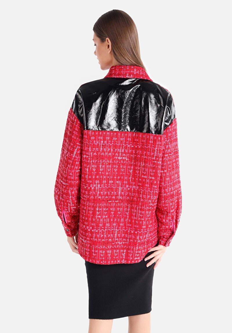 Зображення Сорочка З Довгим Рукавом Жіноча Червона Cl1065889