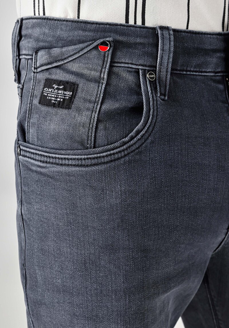 Показати інформацію про 041 Danny Джинси Чоловічі Чорні Вузького Крою Cl1064359