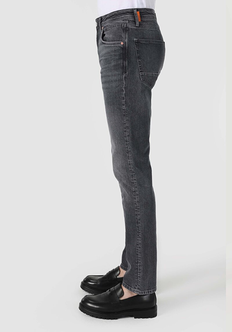 Зображення 044 Karl Джинси Чоловічі Чорні Прямого Крою Cl1064375