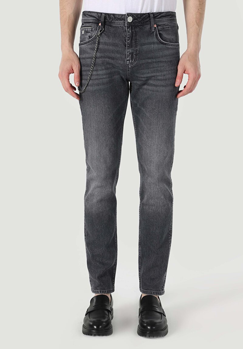 Зображення 044 Karl Джинси Чоловічі Чорні Прямого Крою Cl1064375