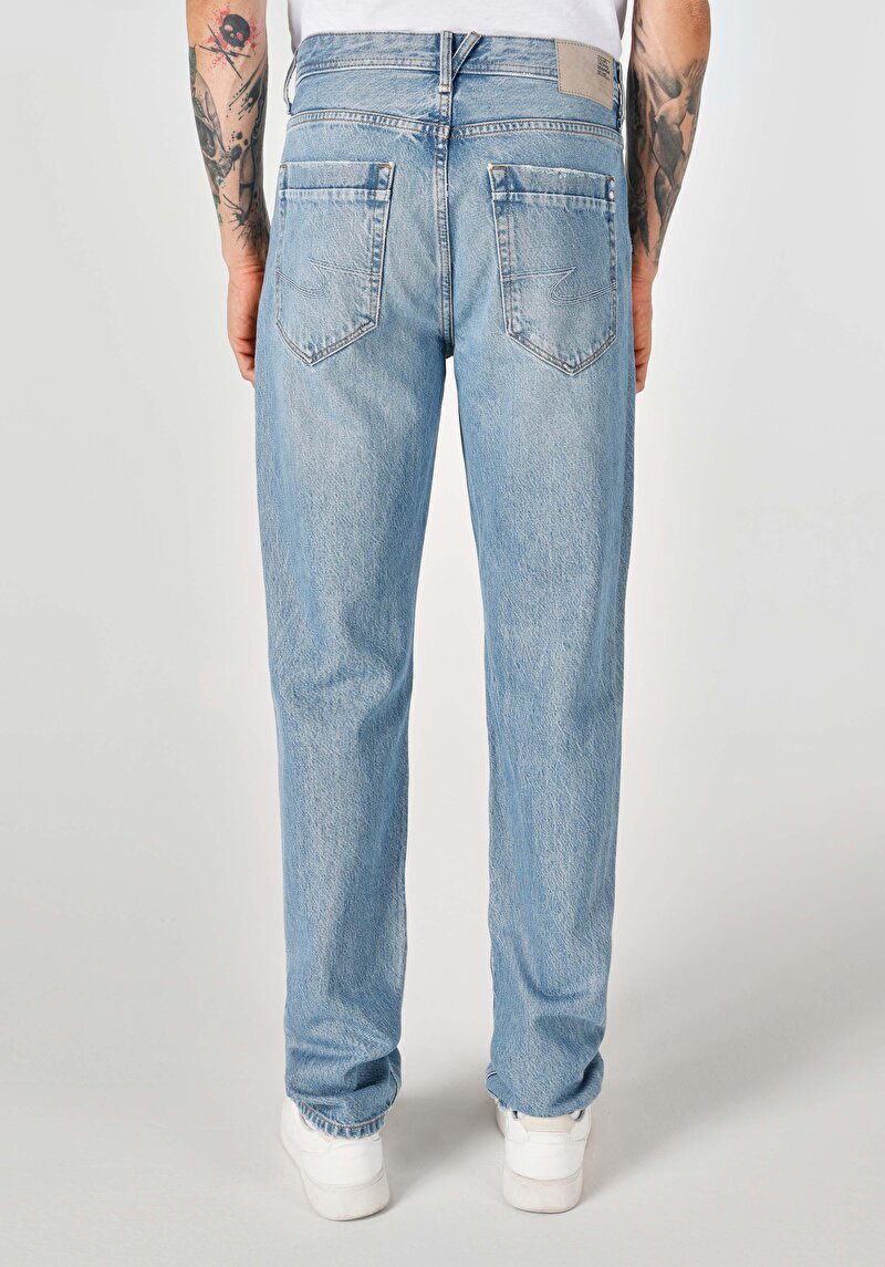 Зображення 045 David Джинси Чоловічі Блакитні Класичного Крою Cl1064387