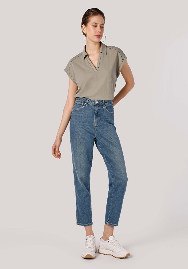 Зображення 896  Maria Джинси Жіночі Блакитні  Cl1064389