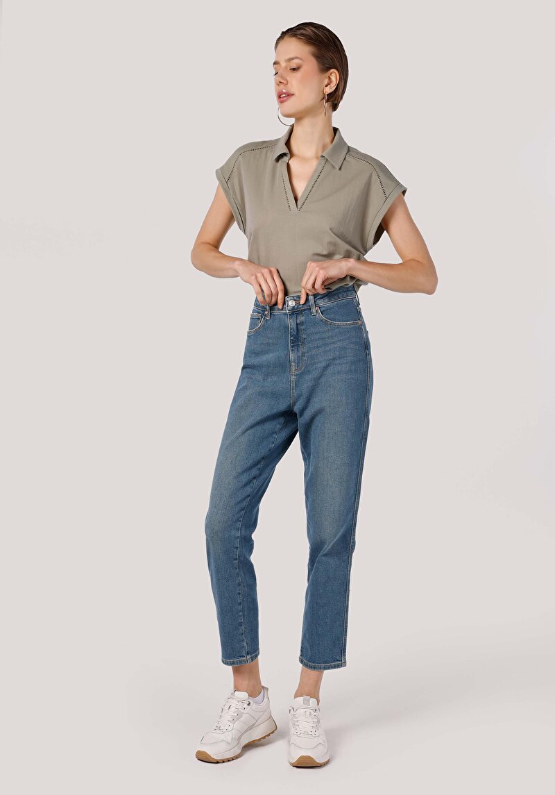 Зображення 896 Maria Джинси Жіночі Блакитні Cl1064389