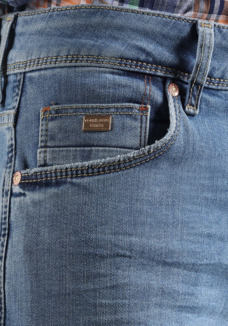 Зображення 045 David Джинси Чоловічі Блакитні Класичного Крою Cl1064391