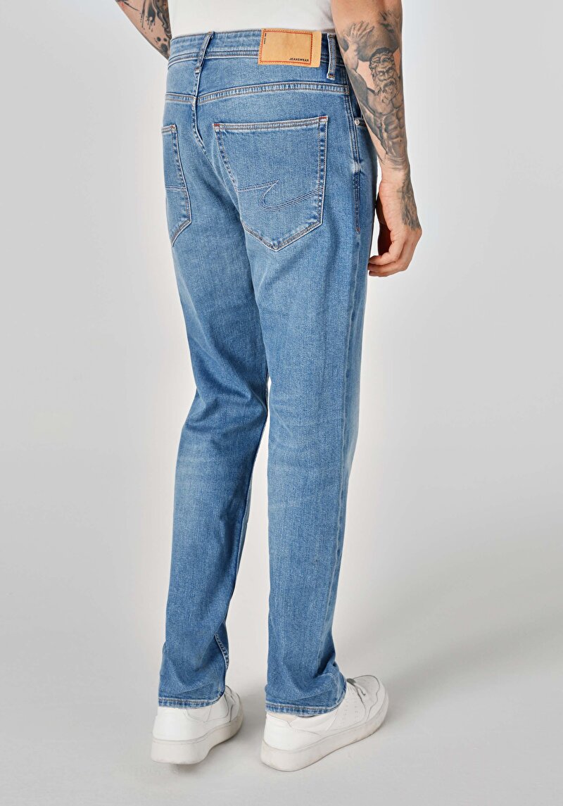 Зображення 045 David Джинси Чоловічі Блакитні Класичного Крою Cl1064394