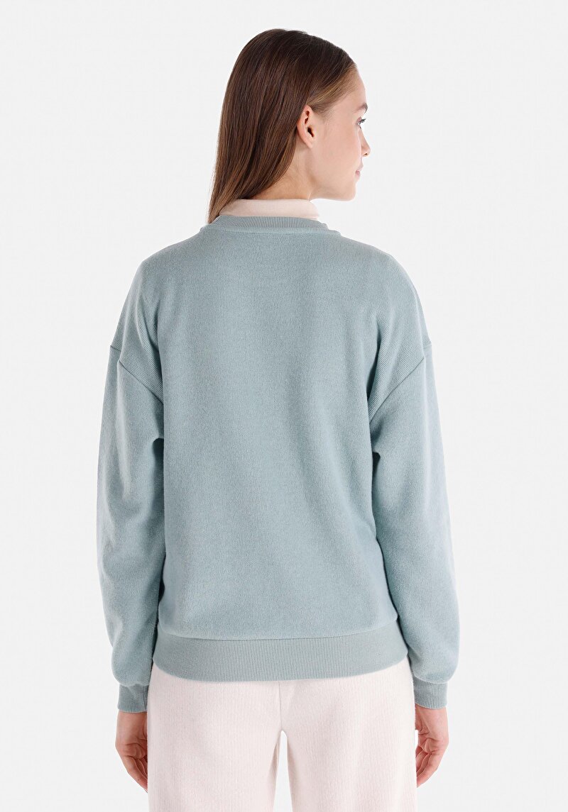 Показати інформацію про Футболка З Довгим Рукавом Жіноча Зелена  Cl1066041