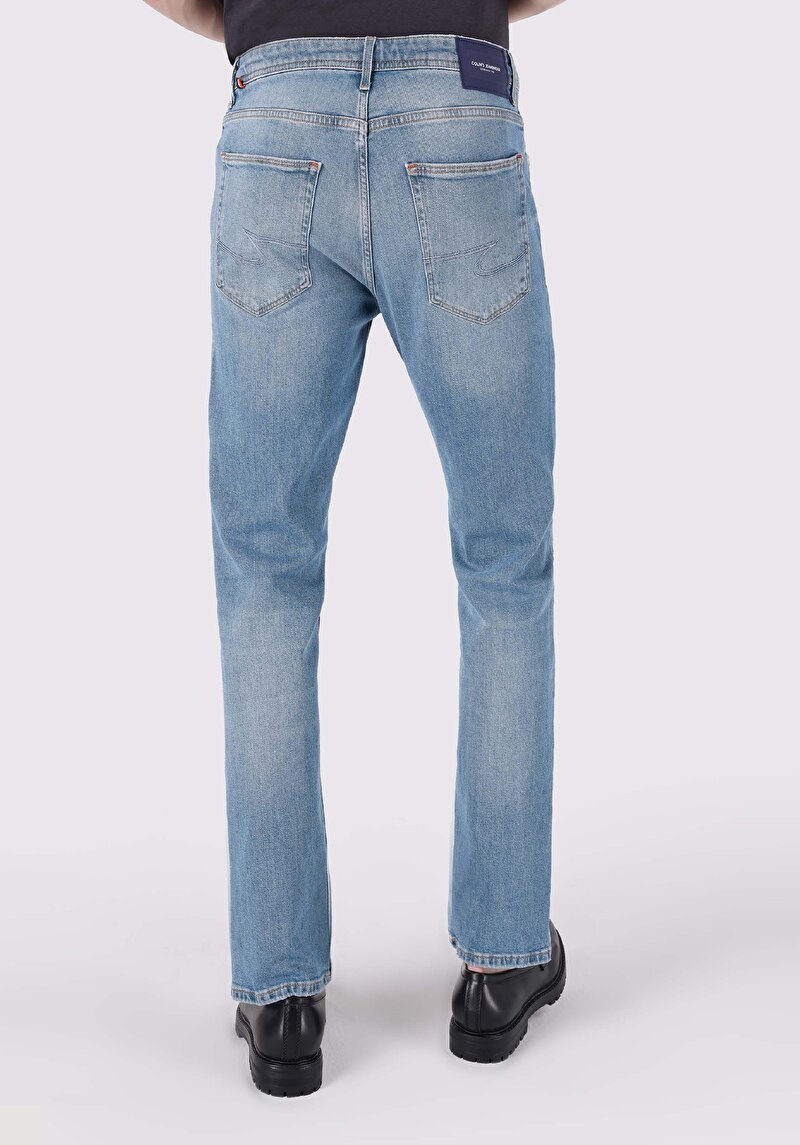 Зображення 045 David Джинси Чоловічі Блакитні Класичного Крою Cl1064397