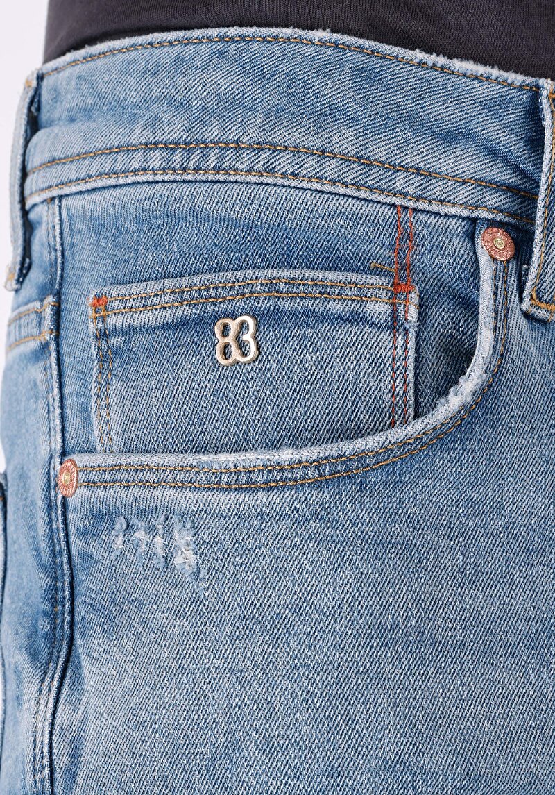 Зображення 045 David Джинси Чоловічі Блакитні Класичного Крою Cl1064397