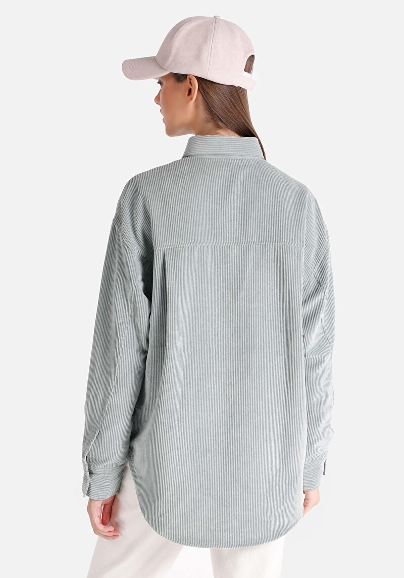 Показати інформацію про Сорочка З Довгим Рукавом Жіноча Зелена  Cl1066055