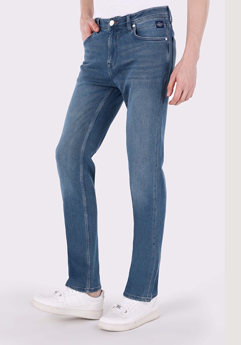 Зображення 045 David Джинси Чоловічі Блакитні Класичного Крою Cl1064402