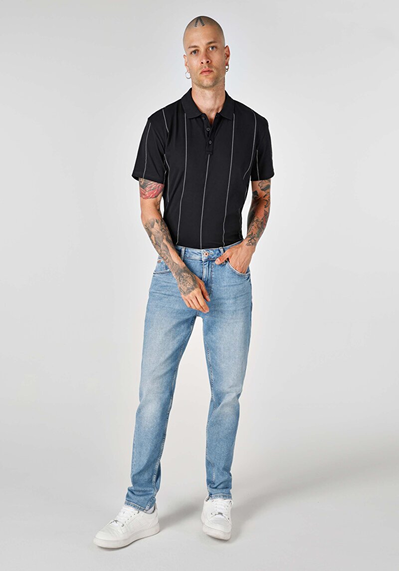 Зображення 067 Jack Джинси Чоловічі Блакитні Класичного Крою Cl1064408