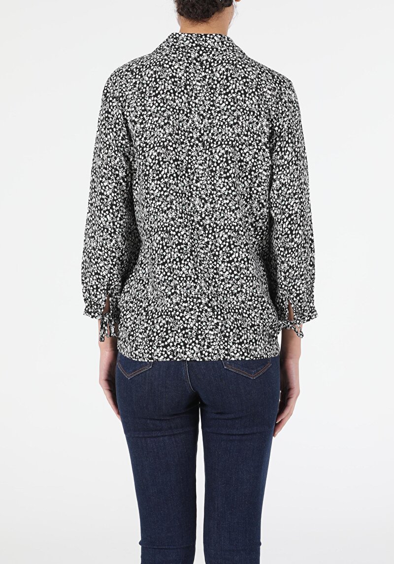 Показати інформацію про Сорочка З Довгим Рукавом Жіноча Чорна  Cl1052502