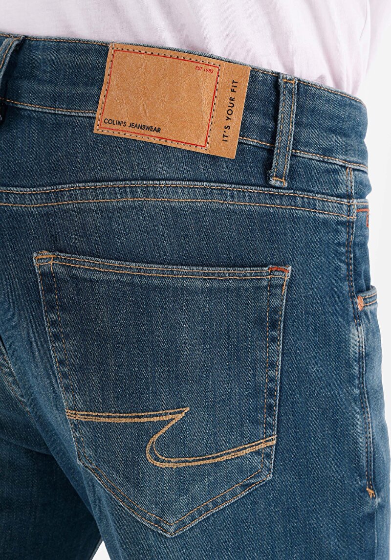 Показати інформацію про 041 Danny Джинси Чоловічі Блакитні Вузького Крою Cl1066263