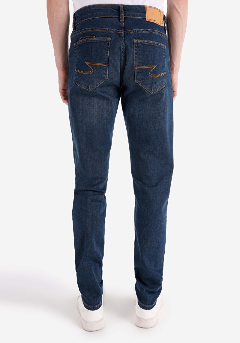 Зображення 041 Danny Джинси Чоловічі Блакитні Вузького Крою Cl1066265